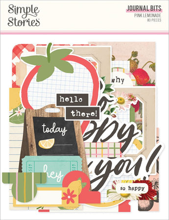 Simple Stories Pink Lemonade - Journal Bits & Pieces