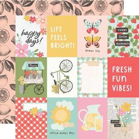 Simple Stories Pink Lemonade - 3x4 Elements