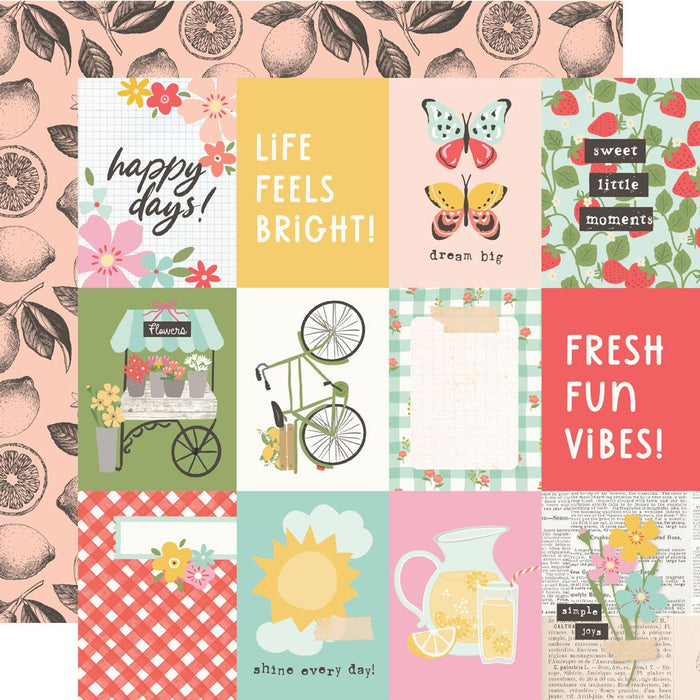 Simple Stories Pink Lemonade - 3x4 Elements