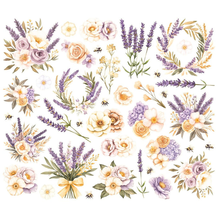 Simple Stories Simple Vintage Lavender Fields - Floral Bits & Pieces