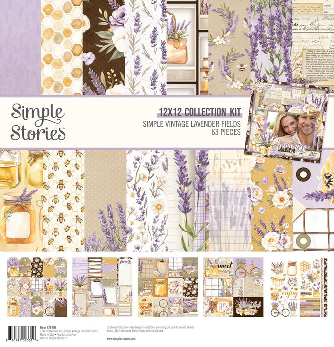 Simple Stories Simple Vintage Lavender Fields - 12x12 Collection Kit