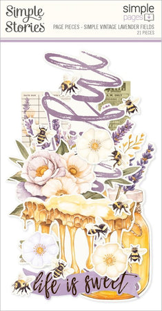 Simple Stories Simple Vintage Lavender Fields - Page Pieces