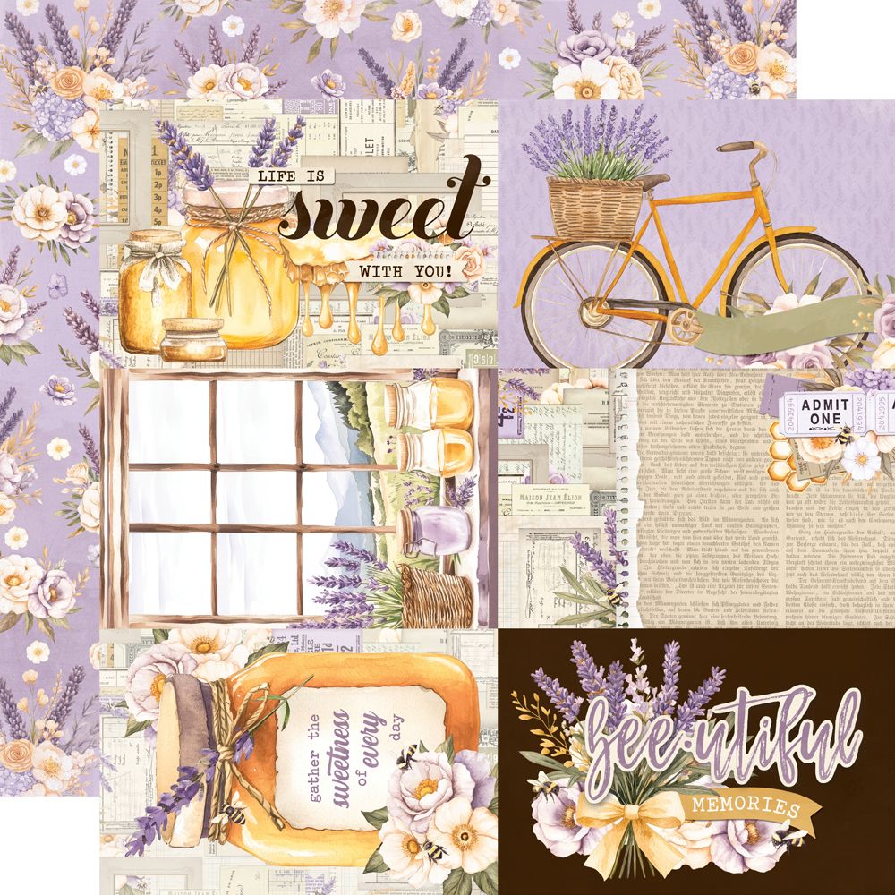 Simple Stories Simple Vintage Lavender Fields - 4x6 Elements