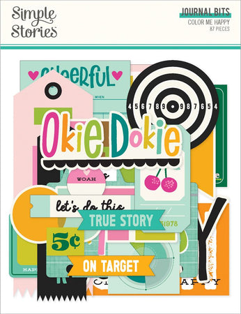 Simple Stories Color Me Happy - Journal Bits & Pieces