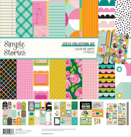 Simple Stories Color Me Happy - 12x12 Collection Kit