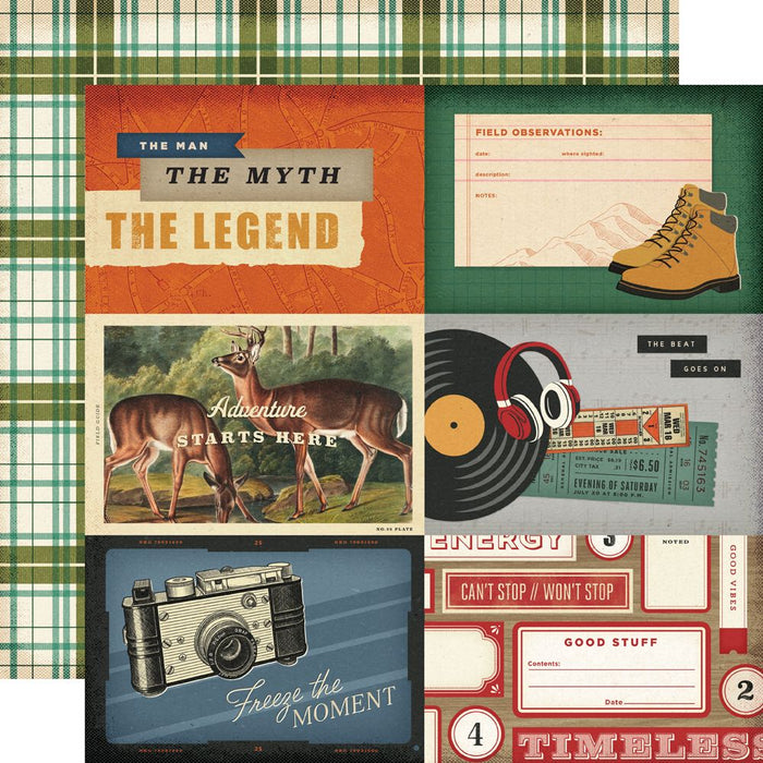 Simple Stories Rustic Legend - 4x6 Elements