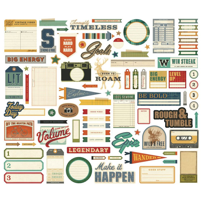 Simple Stories Rustic Legend - Journal Bits & Pieces