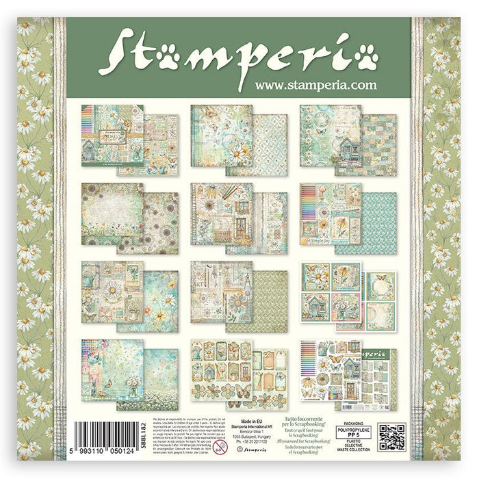 Stamperia Daisy Art - 12x12 Paper Pack