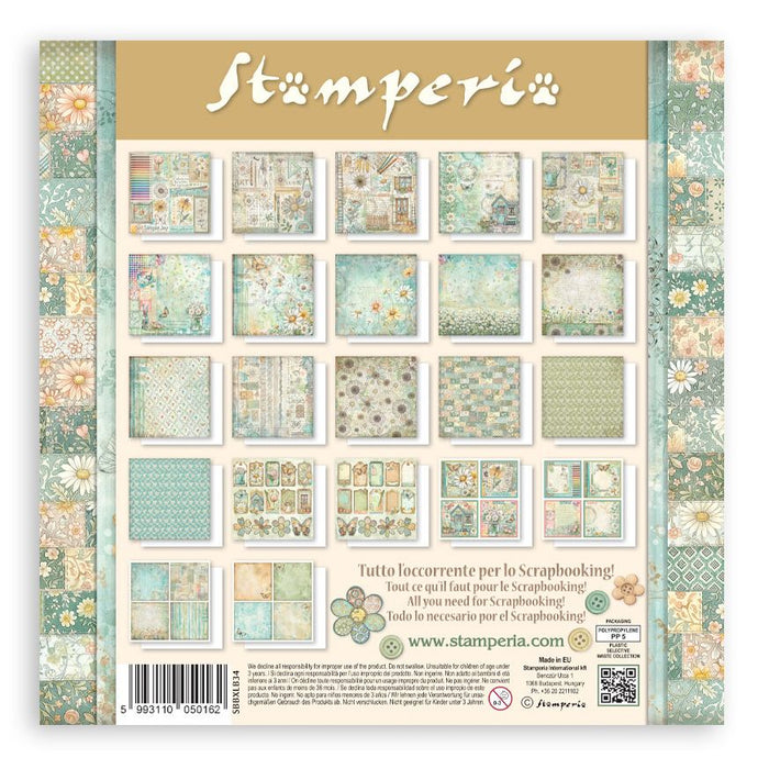 Stamperia Daisy Art - 12x12 Maxi Paper Pack