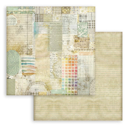 Stamperia Daisy Art - Watercolor Pattern