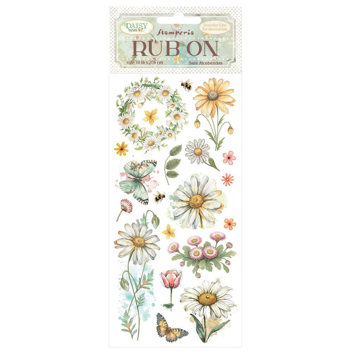 Stamperia Daisy Art - Daisy & Butterfly Rub-Ons