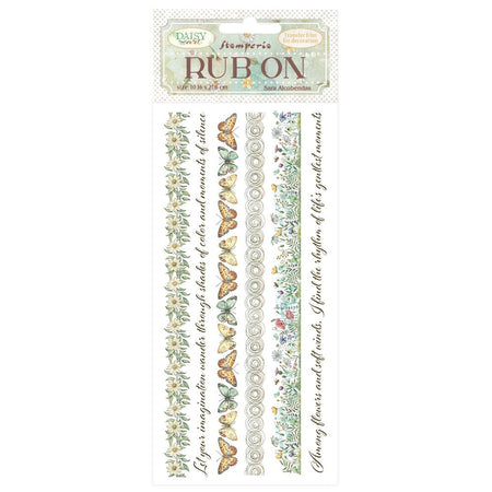 Stamperia Daisy Art - Stripes Rub-Ons