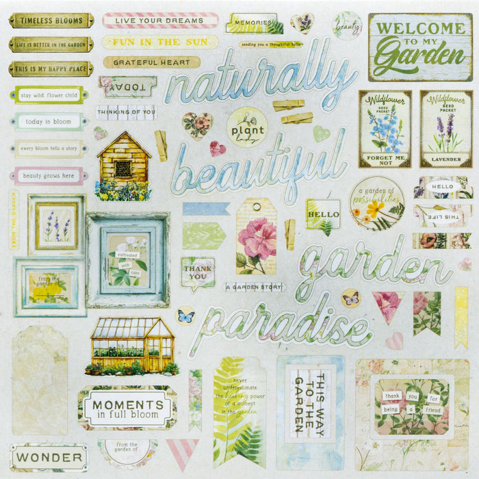 49 & Market From The Garden - Chipboard Set
