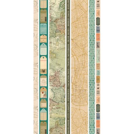 49 & Market Travel Diaries - Washi Tape Sheet
