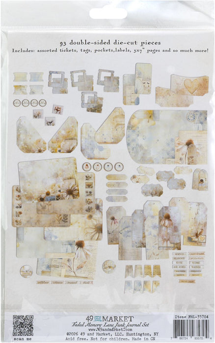 49 & Market Faded Memory Lane - Junk Journal Set
