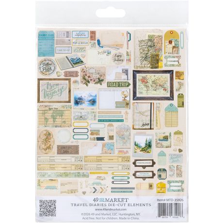 49 & Market Travel Diaries - Die Cut Elements