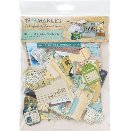 49 & Market Travel Diaries - Die Cut Elements