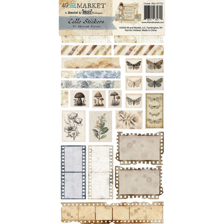 49 & Market Faded Memory Lane - Cello Stickers