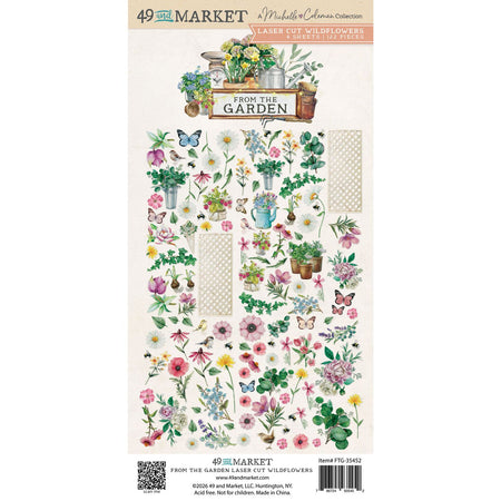 49 & Market From The Garden - Laser Cuts Wildflowers