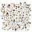 49 & Market Faded Memory Lane - Laser Cuts Wildflowers