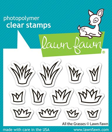 Lawn Fawn Clear Stamps - All The Grasses