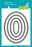 Lawn Fawn Craft Die - Stitched Scalloped Oval Stackables
