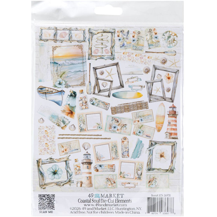 49 & Market Coastal Soul - Die Cut Elements