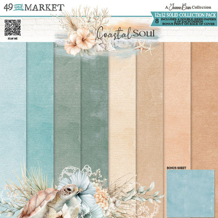 49 & Market Coastal Soul - 12x12 Solids Collection Pack