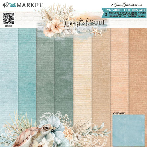 49 & Market Coastal Soul - 12x12 Solids Collection Pack