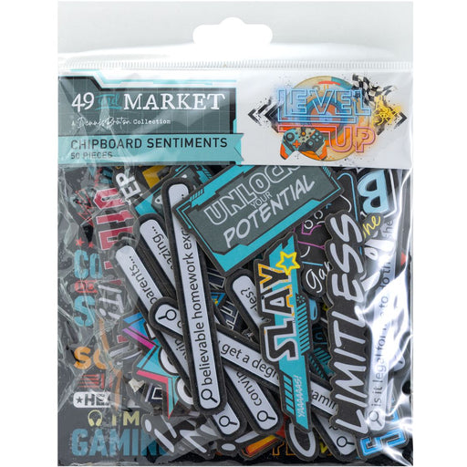 49 & Market Level Up - Chipboard Set