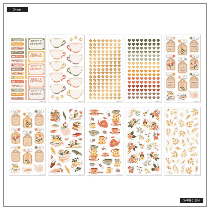 Me & My Big Ideas Happy Planner Sticker Value Pack 30 Sheets - Reading Hour