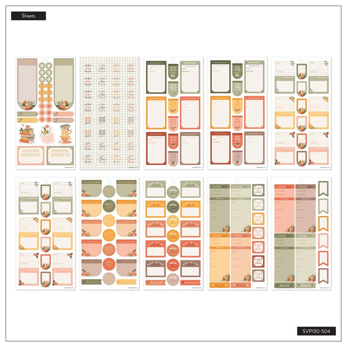 Me & My Big Ideas Happy Planner Sticker Value Pack 30 Sheets - Reading Hour