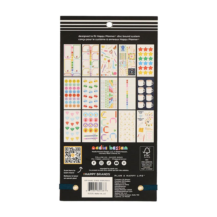 Me & My Big Ideas Happy Planner Sticker Value Pack 30 Sheets - Live Love Teach