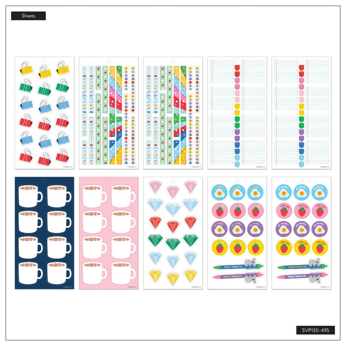 Me & My Big Ideas Happy Planner Sticker Value Pack 30 Sheets - Live Love Teach