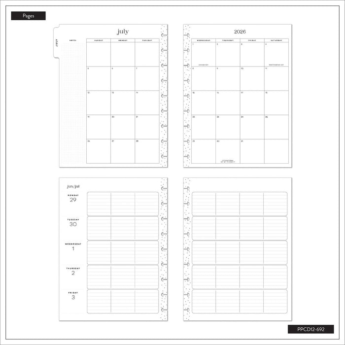 Me & My Big Ideas Happy Planner - Bright Lessons Classic 12 Month Planner Jul 26 - Jun 27