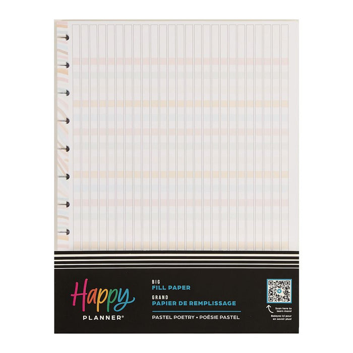 Me & My Big Ideas Happy Planner - Pastel Poetry Big Fill Paper