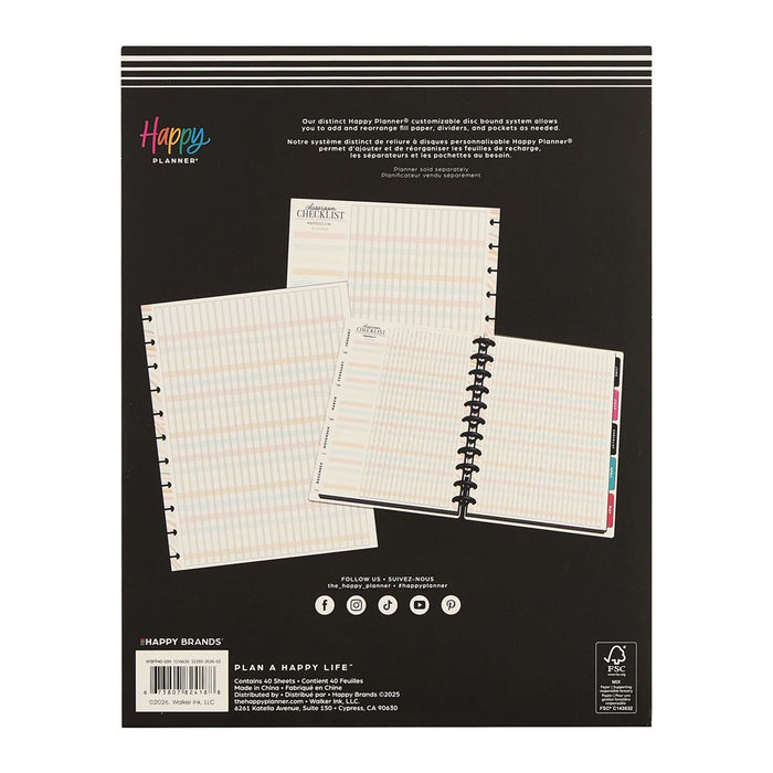 Me & My Big Ideas Happy Planner - Pastel Poetry Big Fill Paper