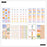 Me & My Big Ideas Happy Planner Sticker Value Pack 30 Sheets - Blossom Bright