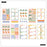 Me & My Big Ideas Happy Planner Sticker Value Pack 30 Sheets - Blossom Bright