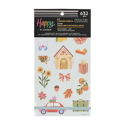 Me & My Big Ideas Happy Planner Sticker Value Pack 30 Sheets - Seasonal Joy
