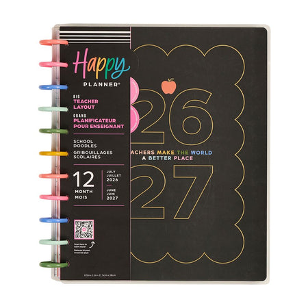 Me & My Big Ideas Happy Planner - School Doodles Big 12 Month Planner Jul 26 - Jun 27