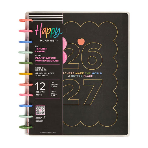 Me & My Big Ideas Happy Planner - School Doodles Big 12 Month Planner Jul 26 - Jun 27