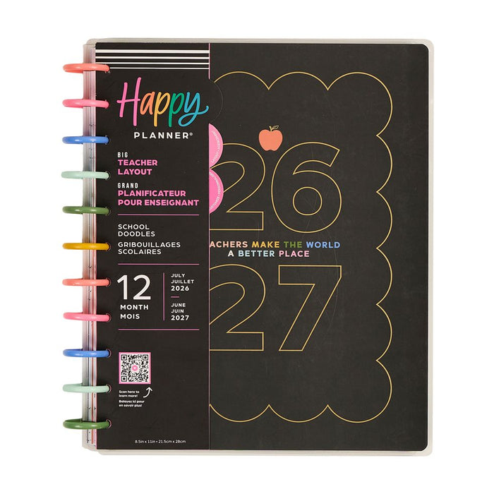 Me & My Big Ideas Happy Planner - School Doodles Big 12 Month Planner Jul 26 - Jun 27