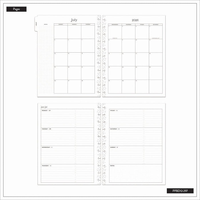 Me & My Big Ideas Happy Planner - Blossom Bright Big 12 Month Planner Jul 26 - Jun 27