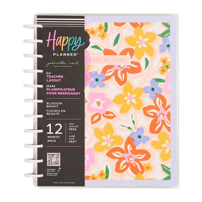 Me & My Big Ideas Happy Planner - Blossom Bright Big 12 Month Planner Jul 26 - Jun 27