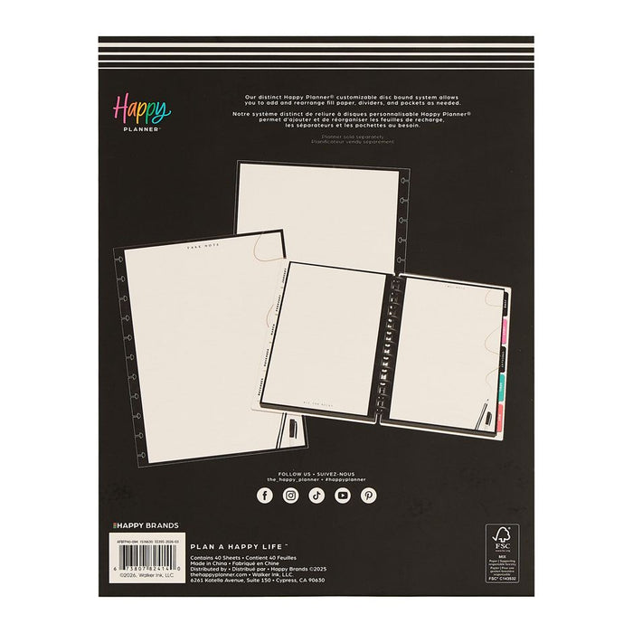 Me & My Big Ideas Happy Planner - Chalkboard Charm Big Fill Paper