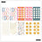 Me & My Big Ideas Happy Planner Sticker Value Pack 30 Sheets - Sunburst Bay