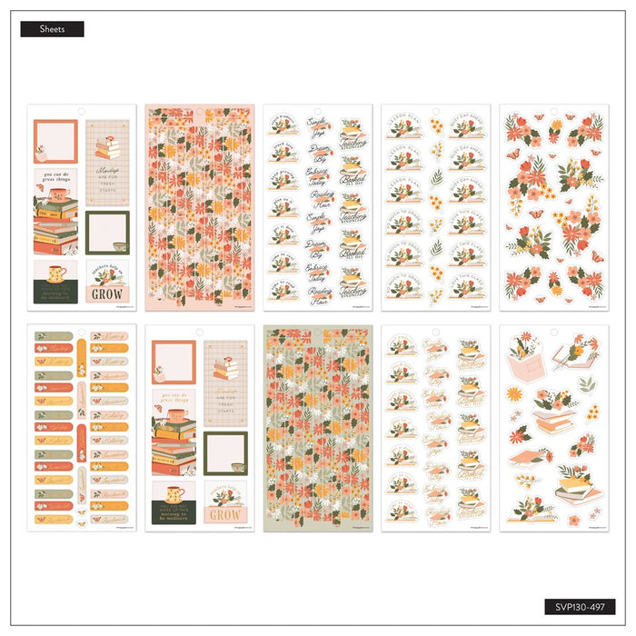Me & My Big Ideas Happy Planner Sticker Value Pack 30 Sheets - Reading Hour Teacher