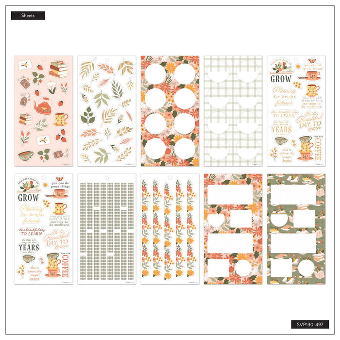 Me & My Big Ideas Happy Planner Sticker Value Pack 30 Sheets - Reading Hour Teacher
