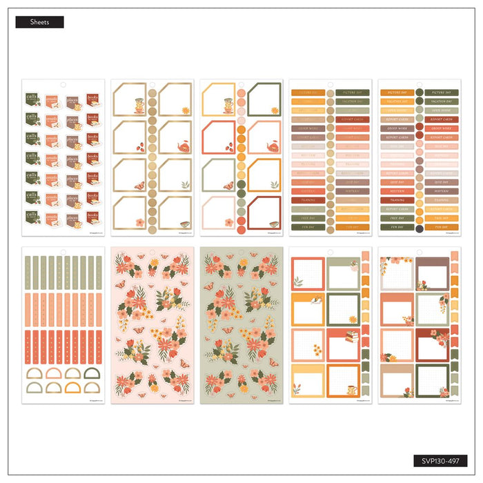 Me & My Big Ideas Happy Planner Sticker Value Pack 30 Sheets - Reading Hour Teacher